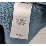 J. Jill Rib Knit Boat Neck Pullover Sweater Long Sleeve Light Blue Size Large L Photo 5