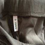 Halara Aura Cord Cloud Olive Green Midi Pencil Skirt Sz S Knee Length Pockets Photo 3