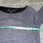 White House | Black Market  small hi low sweater asphalt heather gray long sleeve Photo 2