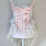 Vintage Coquette Lingerie White Size L Photo 2