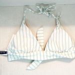 Splendid Swim Top Bellini Reversible Halter Bra Bikini Sz M NWT Stripes/ Tie Dye Photo 13