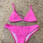 SheIn Hot Pink Swimsuit Set Size M Photo 0