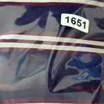 Le Sarte Pettegole Women’s Size 40 S Navy Blue Striped Peplum Button Down Shirt Photo 8