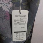 Hibluco Sheer Chiffon Black Floral Kimono Cardigan Long Swimwear Cover Up Sz 2XL Photo 7