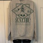 Zoe & Liv  Malibu Tennis Club Pull Over Heather Gray Women Size Medium Flawed Photo 2