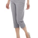 Croft & Barrow Mid Rise Stretch Classic Chino Capri Pants Women's Size P10 New Photo 1