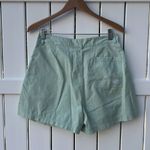 Reebok  High Rise Tailored Shorts Pastel Green Size Medium Photo 1
