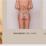 NWT! Encantadore Ubuntu Resort Collection 2021 Isis Bikini Bottom Size Small Tan Photo 6