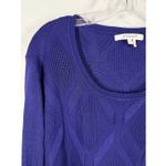 Foxcroft  NYC women’s long sleeve sweater, purple argyle print size 3X NWOT Photo 1