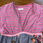 Handmade Cottagecore Floral Fit Flare Homemade V Neck Short Sleeve‎ shirt Womens Large Photo 1