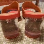 Katy Perry clear chunky heel slides Photo 4