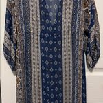 Sandy & Sid  sheer multicolored print kimono one size Photo 3