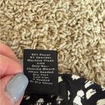 Ann Taylor A-Line Skirt Size 6 Black White Abstract Design Career Silky B8 Photo 4