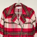 CAbi Style 3678 Limited Ed. Shelter Jacket Soft Red Brown Cream Plaid Size XS Photo 3