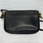 Coach ‎ Crossbody Bag Black Leather Turnlock Closure Vintage Small Purse Photo 15