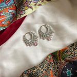 Light Pink And Silver Earrings Photo 0