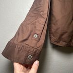 Everlane  Brown Long Sleeve Button Up Shirt XS NWT academia old money neutral Photo 1