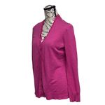 Ralph Lauren Lauren  Black Label Pink Linen Cardigan Women’s M Coquette Cottege Photo 2