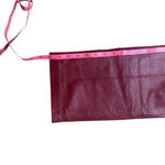 90s Y2K vintage high waisted straight leg leather pants Clio 8 red Photo 4