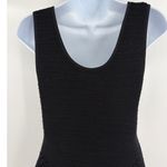 Aura Ruched Bodycon Dress Sz L/XL Ribbed Waffle Shapewar Club Minimalist Travel Photo 6