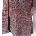 Nicola Vintage 90s Pink Sparkly Metallic Button Up Long Sleeve Retro Disco Top Size M Photo 2