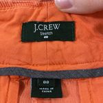 J Crew Factory orange corduroy mini skirt size 00 Photo 6