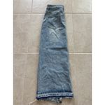High Rise Denim Skirt Womens Size Medium Slit Southwestern Western Desert Boho Blue Photo 4