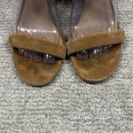 Soludos  Ines Sandals Womens 9.5 Suede Boho Festival Block Heels Slip On Walnut Photo 3