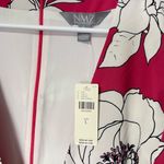 Anthropologie NWT  Natalia Mazzei Zubillaga Deep-V Pink Floral Printed Romper L Photo 5