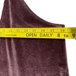 EXPRESS  Velvet Lace-Up Deep V Neck Racerback Cami Maroon Womens Medium NWT Photo 6