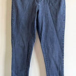 Levi's 721 10" High-Rise Skinny Jeans Dark Gray Wash Grey Raw Hem Jeans Size 29 Photo 0