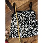 MiracleSuit  Women's Black White Animal Print Swimsuit Bikini Tankini Top Size 8 Photo 6