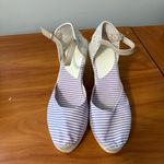 Penelope Chilvers High Mary Jane Atelier Stripe Espadrille Heel Wedge Purple 39 Purple Size 8 Photo 2