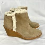 Cole Haan  Michelle Suede Wedge Ankle Boots Size 10.5 Waterproof Photo 3