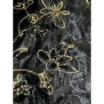 French Laundry Womens Top Blouse Size Medium Black Velvet Victorian Dark Gothic Photo 7