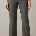 EXPRESS Design Studio Editor Gray Dress Pants Photo 0