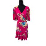 Ralph Lauren NWT! Lauren  Floral Stretch Jersey Pink Dress - Size 8 Photo 4