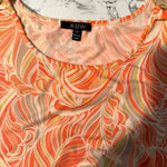 AUW  Orange Short Sleeve Blouse Size 2X Photo 10