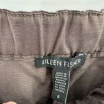 Eileen Fisher Women's pull on Tencel Linen Straight Pants Rye Brown Size 6 Photo 4