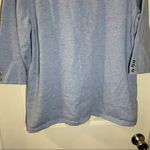 Karen Scott  Blue Boatneck 3/4 Sleeve Knit Sweater Top 1X Photo 6