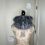 Mud Pie NTM: Night Pheasant Stella Muffler in Gray, Black & White Size OS Photo 7