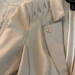 White House | Black Market Beige crop sleeve jacket  Photo 7