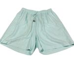 Liz Claiborne Elisabeth by  NWT Mint Green Cotton Drawstring Casual Shorts Size 1 Photo 1