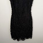 Lulus | Hidden Talent Backless Black Overlay Lace Dress Open Back | Size Small Photo 5