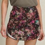 Lululemon Hotty Hot High Rise Skort Stencil Blossom Multicolor Tennis Athletic 8 Black Photo 0