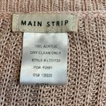 Main Strip NWOT LIGHT PINK KNIT DISTRESSED SWEATER Photo 2