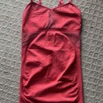 Unbranded Tank Top Cami Camisole Shapewear Workout Womens S Red Pink Shelf Bra Photo 0