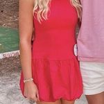 Target Red Babydoll Mini Strapless Dress XS Photo 0