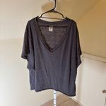 Free People  We the Free EUC Women's My Boyfriend's Tee Short Sleeve Gray M Photo 1
