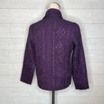 Magic It Fits Rhinestone Zipper Jacket size M/L Purple Size M Photo 3
